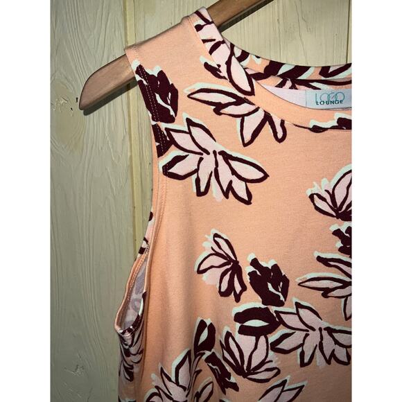 Logo Lori Goldstein Tank Top Tunic Womens Large A-Line French Terry Sharkbite - Picture 6 of 11